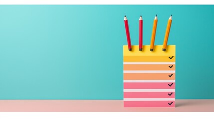 Task management checklist with urgent tasks highlighted