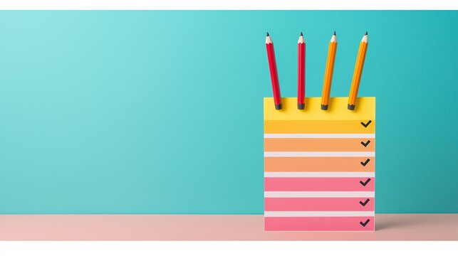 Task management checklist with urgent tasks highlighted