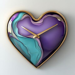 elegant heart-shaped watch