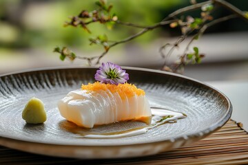japońska kuchnia, minimalizm, sushi, sashimi, kaiseki, estetyka, elegancja, harmonia, Zen, tatami, porcelana, food photography, slow food, kuchnia japońska, fine dining, japońska tradycja, kultura jed