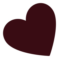 Heart vector icon - love simple modern symbol