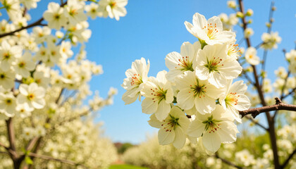 Obraz premium Vibrant sunflowers blooming in golden field at sunset, nature's beauty