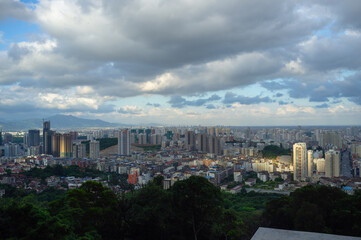 Fototapeta premium The scenery of a city located in China