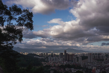 The scenery of a city located in China
