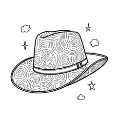 cowboy hat vector illustration