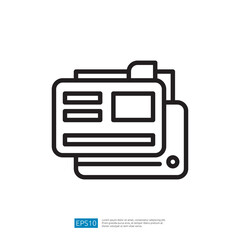 Identity Documents and Cards Representing Education and Information in Modern Design with Clean Lines and Minimalist Aesthetic