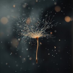 Obraz premium A Mesmerizing Sight: A Dang Dang Floating Gracefully in the Air Captured in Stunning Macro Detail