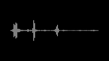 Sound wave isolated on black background. Multicolored digital sound wave equalizer.. Audio technology wave concept and design under the concept of black and colorful emphasize simplicity.