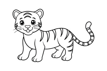 tiger cartoon character