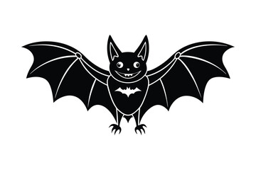 With Open Wings Halloween Illustration