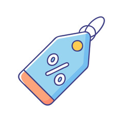 discount tag icon, discount tag vector illustration-simple illustration of discount tag, perfect for discount tag logos and icons