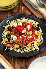 Spicy pickled vegetables salad.