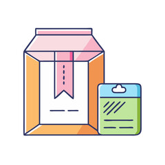 packaging icon, packaging vector illustration-simple illustration of packaging, perfect for packaging logos and icons