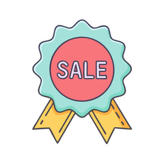 sale badge icon, sale badge vector illustration-simple illustration of sale badge, perfect for sale badge logos and icons