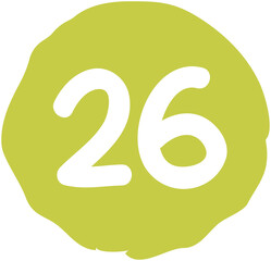 Calendar number 26
