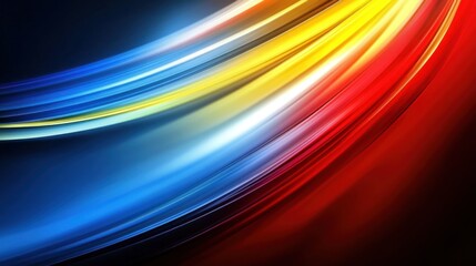 Abstract Colorful Swirling Lines Design Background