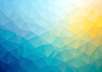 Fototapeta premium Minimalist geometric abstract blue and yellow gradient background soft color wallpaper