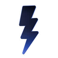 Electric Glass Lightning &ndash; Crystal-Sharp Thunderbolt Shape