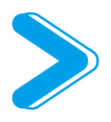 Mathematical greater than Sign  > icon 