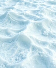 Obraz premium Wavy ocean foam with delicate swirls of white and cream, underwater, ocean