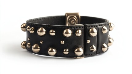 Black Leather Bracelet with Metal Studs: A Stylish Accessory