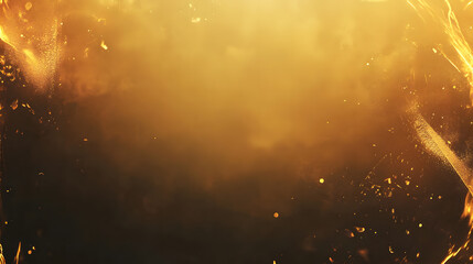 A warm golden glow surrounds a soft center, creating an elegant and glowing background.