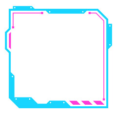 Obraz premium Futuristic Square Frame