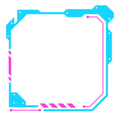 Futuristic Square Frame