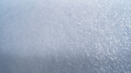 Sparkling Snow Texture on a Winter Ground