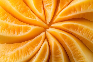 Sliced Cantaloupe: Juicy, Sweet, Summer