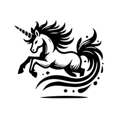 pony logo design ready to use