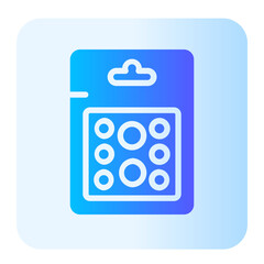 Fototapeta premium acne patch gradient icon