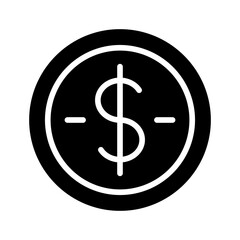 Obraz premium Coin money icon