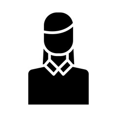 Sales woman icon
