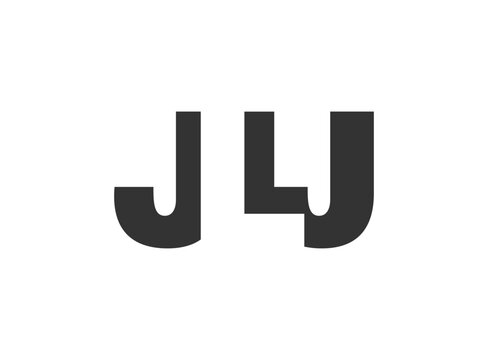 JLJ logo design. Initial letter J L J bold font style for tech startups, consulting, corporate branding. Creative company name, headlines typography identity, trendy logotype.