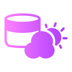day cream gradient icon