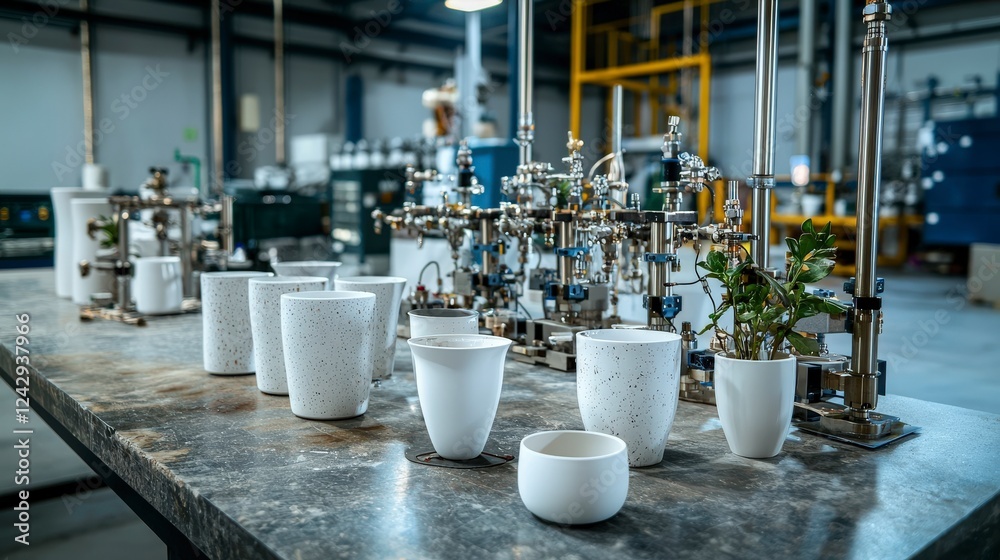 Poster Exploring material science and ceramics durability in innovative industrial settings