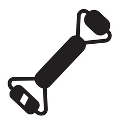 Facial Roller glyph icon