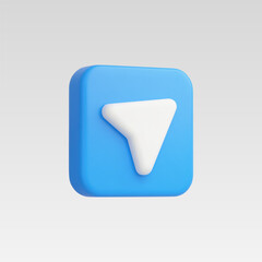 3d Realistic Share Icon vector illustration