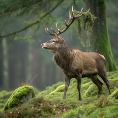 Obraz premium deer in the woods