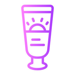 Sunscreen  gradient icon
