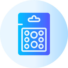 acne patch gradient icon