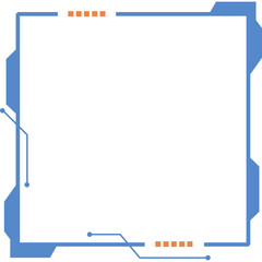 Square Futuristic Frame