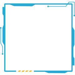 Square Futuristic Frame
