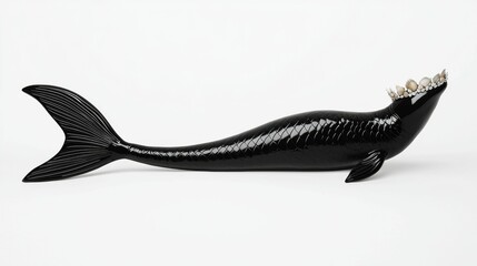 Obraz premium Elegant decorative fish sculpture for home decor.