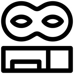 Keylogging. Editable stroke vector icon.