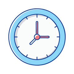 clock deadline icon, clock deadline vector illustration-simple illustration of clock deadline, perfect for clock deadline logos and icons