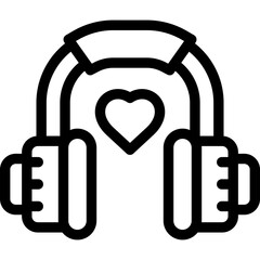 love song headphone icon
