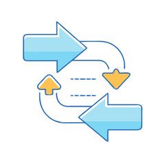 follow up icon, follow up vector illustration-simple illustration of follow up, perfect for follow up logos and icons