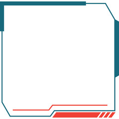 Square Futuristic Frame